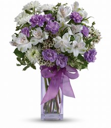 Lavender Laughter Bouquet from Schultz Florists, flower delivery in Chicago